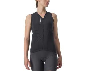 CASTELLI 4523043-085 Anima 4 Sleeveless Women's T-Shirt Light Black/Ivory XS