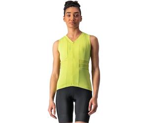 CASTELLI 4523043-244 Anima 4 Sleeveless Women's T-Shirt Bright Lime/Absinthe L