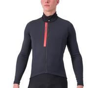 Castelli Entrata Thermal Long Sleeve Jersey Gris XL Homme Black / Red