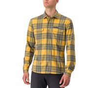 CASTELLI 4523524-755 Unlimited Flannel Shirt Homme Goldenrod/Dark Gray Taille XL