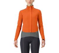 CASTELLI 4523541-857 ALPHA D.ROS W JKT Jacket Unisex RED ORANGE/URBAN GRAY Taille L