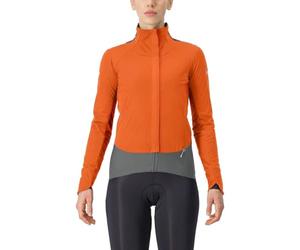 CASTELLI 4523541-857 ALPHA D.ROS W JKT Jacket Unisex RED ORANGE/URBAN GRAY Taille M