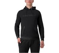 CASTELLI 4523559-010 Logo Hoodie Sweatshirt Unisex Black Taille XL