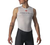 castelli Active Cooling Sleeveless Maillot Technique pour Homme, Silver Gray, XXL