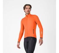 Castelli - Alpha 150 Jacket - Veste vélo homme Brilliant Orange / Dark Gray - XL