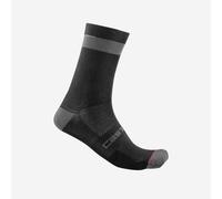Castelli - Alpha 18 Sock - Chaussettes vélo Black / Dark Gray - S / M