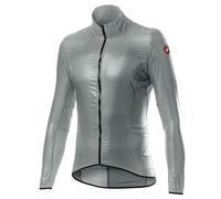 CASTELLI Aria Shell Jacket Men's, Silver Gray/Dark Gray, S