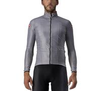 CASTELLI Aria Shell Jacket Men's, Silver Gray/Dark Gray, XL