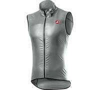 Gilet coupe-vent Castelli Aria gris - M