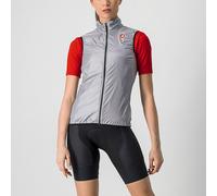 Castelli Aria Gilet Gris L Femme Grey