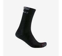 Chaussettes unisexe castelli bandito merino 18 noir