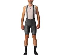 CASTELLI Bavoir Aero RC Free Short Homme, Gris foncé/Blanc, XL