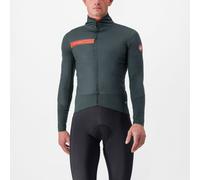 Castelli - Beta RoS Jacket - Veste vélo homme Rover Green / Red Orange - M