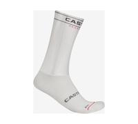 Chaussettes Castelli Fast Feet 4 Rosso Corsa blanc - XXL