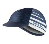 Castelli Classico Cap Chapeau de Cyclisme, Belgian Blue/Silver GRIY, Taille Unique Mixte