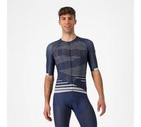 Castelli Climber´s 4.0 Short Sleeve Jersey Bleu 3XL Homme Belgian Blue / Silver Gray
