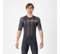 Maillot Castelli Climber's A/C manche courte noir gris foncé - L