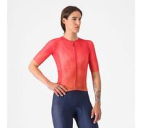 Castelli - Climber'S A/C W Jersey - Maillot vélo manches courtes femme Hibiscus - L