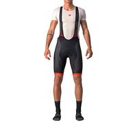 Castelli Competition Kit BIBSHORT Short Cyclisme, Black/Fiery Red, M Homme