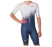Trifonction Castelli Core Tri manches courtes blanc bleu marine - L