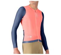 Castelli - Corretto L/S Jersey - Maillot de cyclisme - L - brilliant pink / belgian blue-w