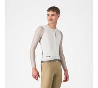 Castelli Maillot de cyclisme Corretto L/S manches longues ivoire / clay-black XL Homme