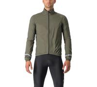 Castelli Veste de pluie Emergency 2 Gris / Vert militaire 2XL Homme