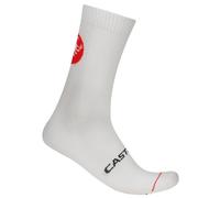 Castelli Chaussettes de cyclisme Entrata 18 blanches Taille 2XL