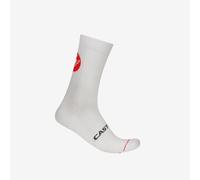 Castelli Chaussettes de cyclisme Entrata 18 blanches Taille 2XL