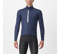 Castelli - Entrata Thermal Jersey - Maillot vélo homme Belgian Blue / Silver Gray - XXL