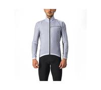 Castelli Équipe Stretch Veste Compressible Coupe-Vent Homme,Argent Gris / Dark G