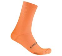 Chaussettes Castelli Espresso 18 orange vif - S-M