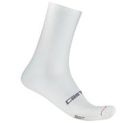 Castelli Chaussettes Espresso 18 blanc XXL