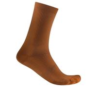 Chaussettes castelli espresso 18 marron