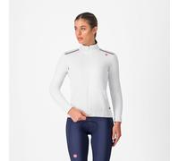 Veste coupe-vent Castelli Espresso Air blanc ivoire femme - S