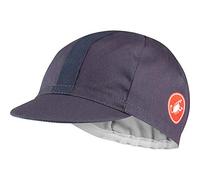castelli Espresso Cap Casquette pour Homme, Dark Steel Bleu, UNI