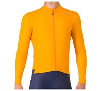 Castelli Espresso Thermal Long Sleeve Jersey Orange M Homme Orange / Dark Grey