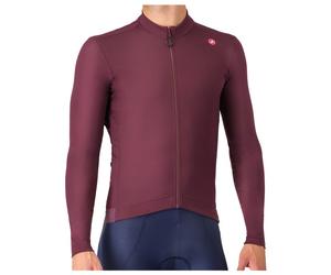 Castelli - Espresso Thermal Jersey - Maillot de cyclisme - XS - deep bordeaux