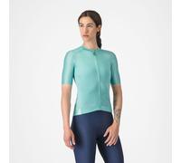 Castelli - Espresso W Jersey - Maillot vélo manches courtes femme Pool Blue - L