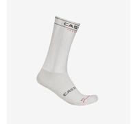 Castelli Chaussettes Fast Feet 4 Rosso Corsa blanc - S-M