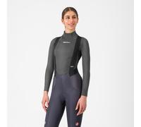 Maillot de corps Castelli Flanders 2 manches longues gris foncé femme - L