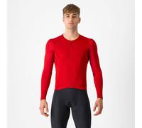 Castelli - Fly LS Jersey - Maillot vélo homme Rich Red - M