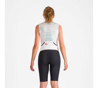 Castelli Combinaison trifonction Free Sanremo 3 Topspeed 3 sans manches Femme SM Blanc/Noir