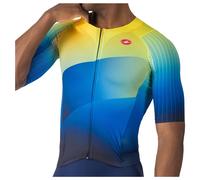 Castelli - Free Sanremo Tri Suit S/S - Combinaison de cyclisme - XL - belgian blue / multicolor vivid