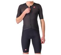 Combinaison Castelli Free San Remo 3 Rosso Corsa manches courtes noir - XXL