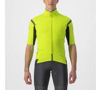 Maillot Castelli Gabba RoS 2 Rosso Corsa GORE-TEX INFINIUM™ manche courte vert lime électrique gris - XL