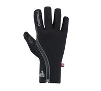 Castelli Gant Espresso 2 pour homme, imperméable et coupe-vent, respirant, compatible avec écran tactile, noir, taille L