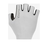 Castelli Gants mi-doigts Espresso blanc