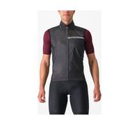 Castelli Gilet coupe-vent Squadra Stretch noir gris foncé XXL