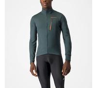 Castelli - Go Jacket - Veste vélo homme Rover Green / Red Orange - XL